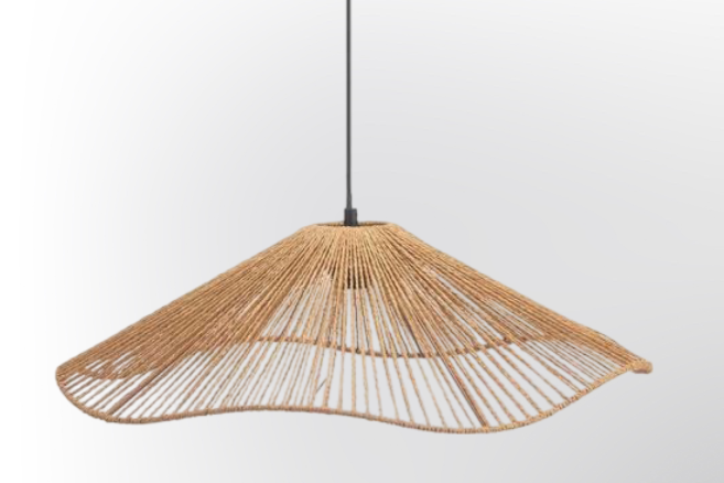 Lámpara Colgante de Cuerda Natural Sami Vuela – 55 cm