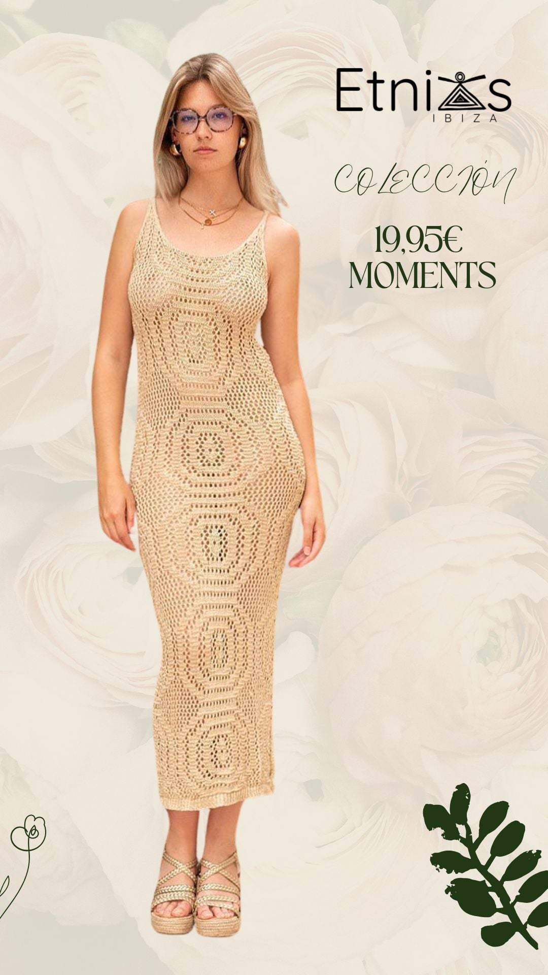 Vestido Midi Crochet