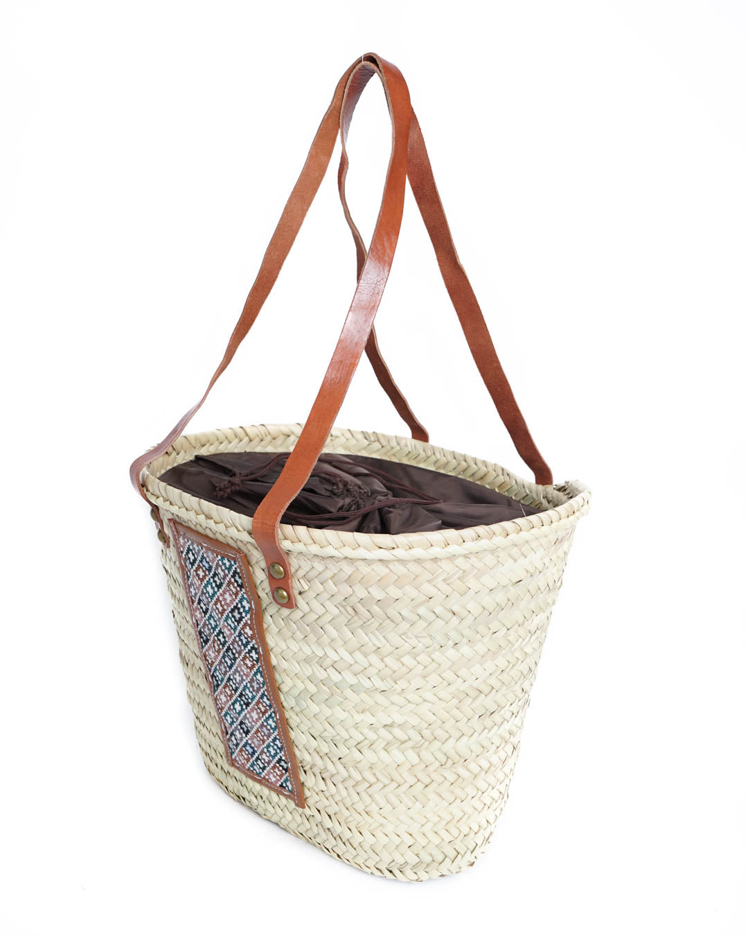 Tribal Palm Basket · Ethnic Design & Handmade Leather