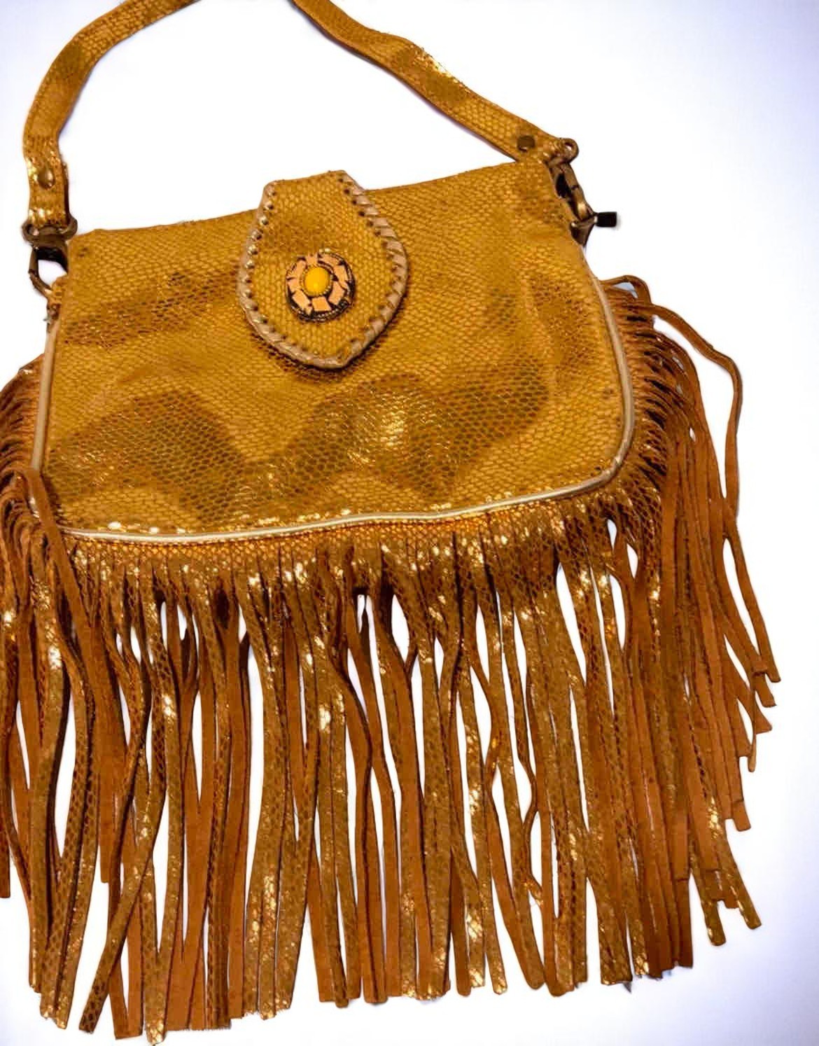 White Eye Basket · Natural Palm & Leather