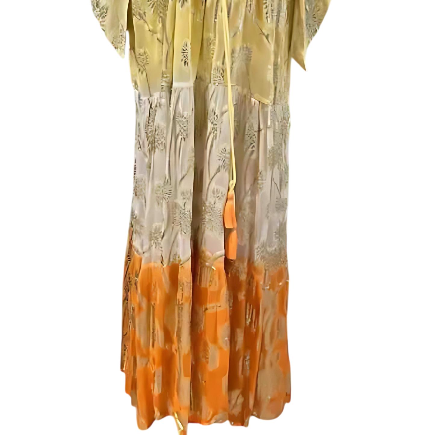 Vestido Amarillo-Mandarina – Sol de Fuego