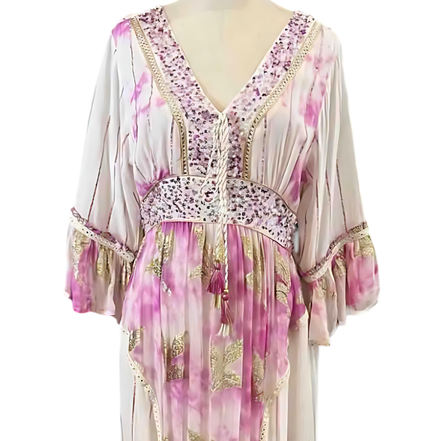 Vestido Rosa degradado – Dulce Hechizo