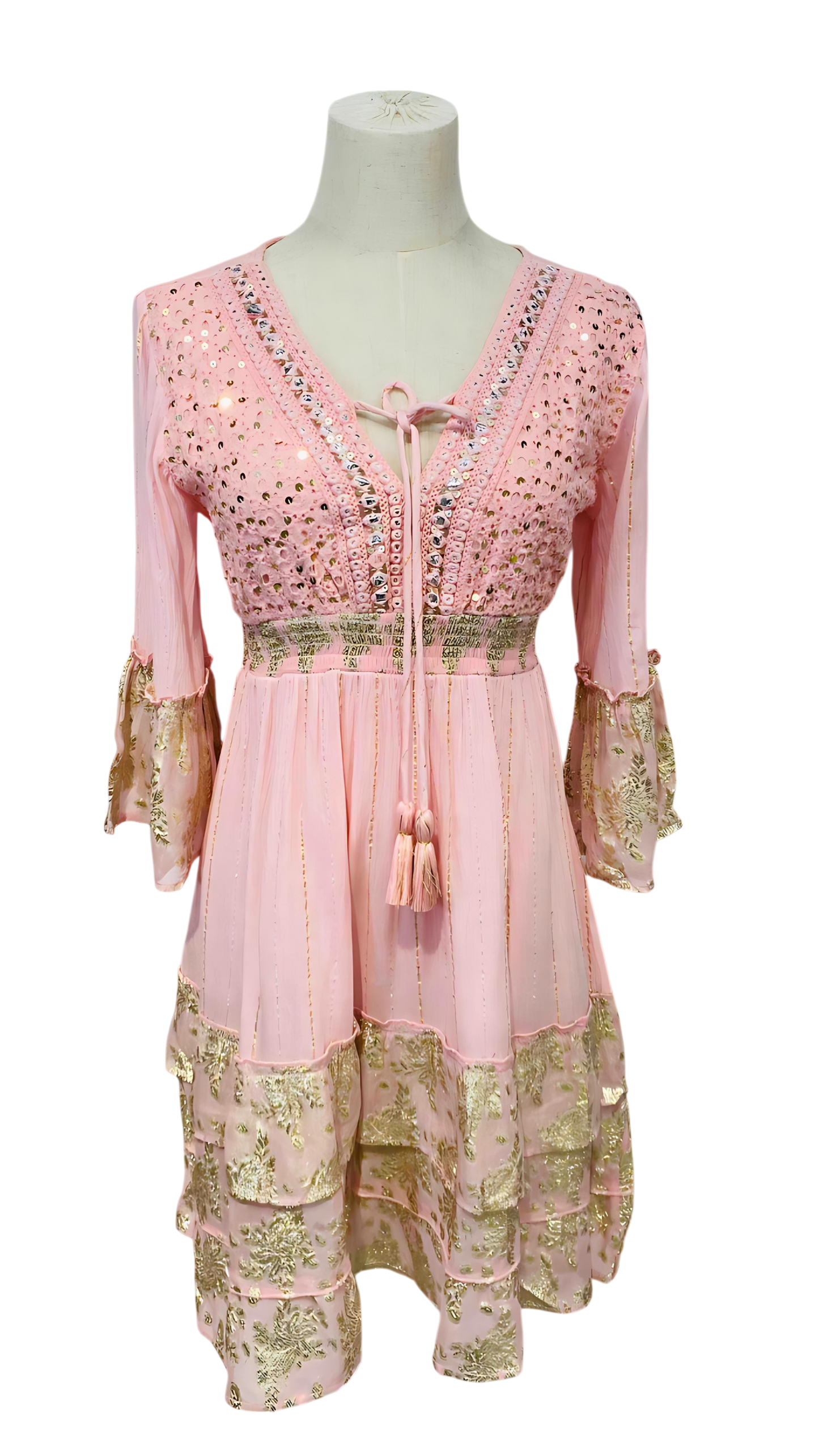 Pink Dress – Seduction by Flor de Sal / Light Blue Dress – Turquoise Dawn
