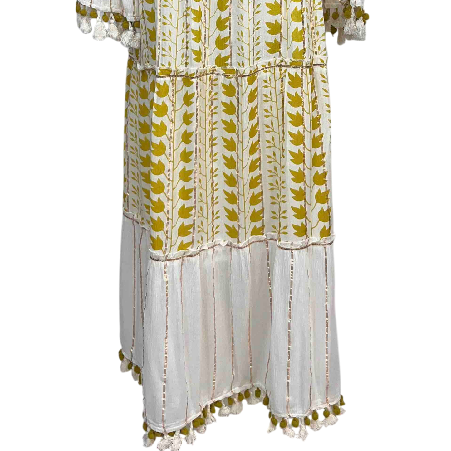Vestido Sahara Floral - Tegido fibras Naturales