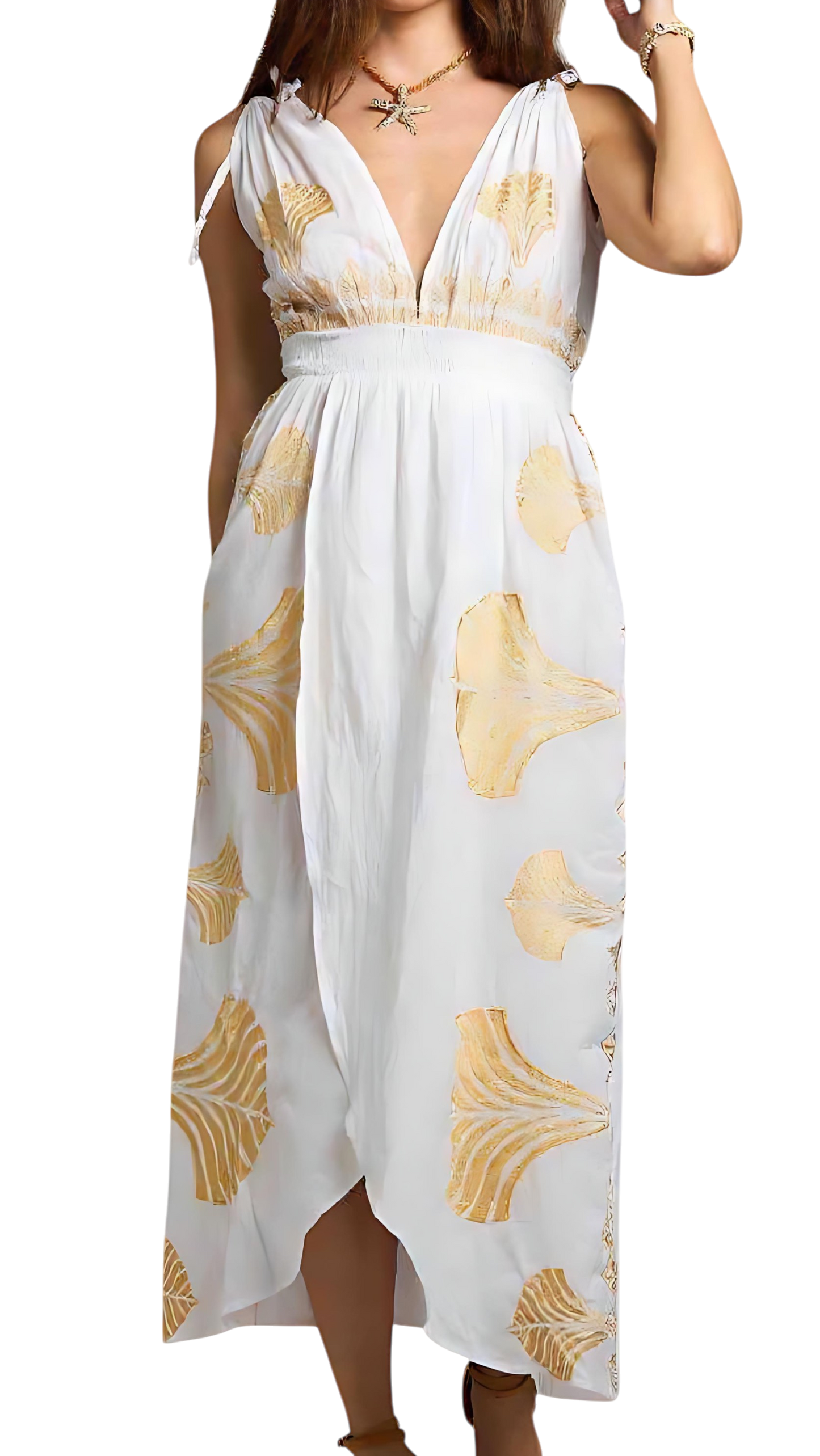 Vestido Caracola Blanca