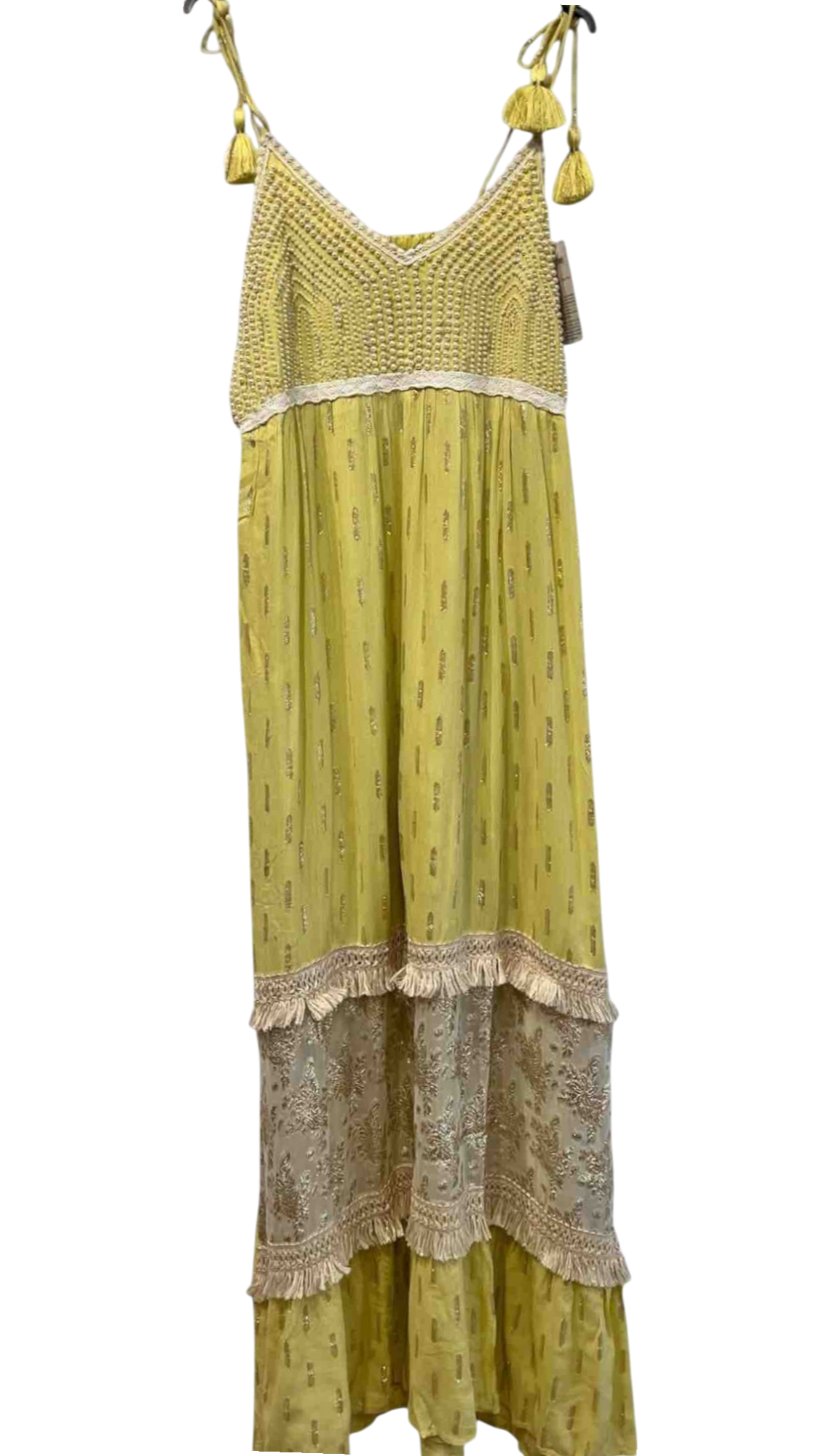 Vestido “Golden Breeze” – ganchillo y vuelo bohemio