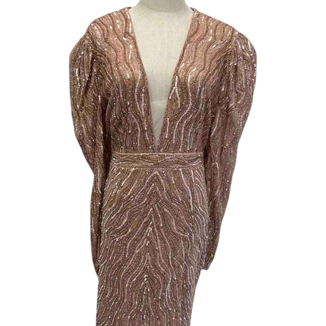 Vestido “Brisa de Nácar” – Bordado con Pedrería