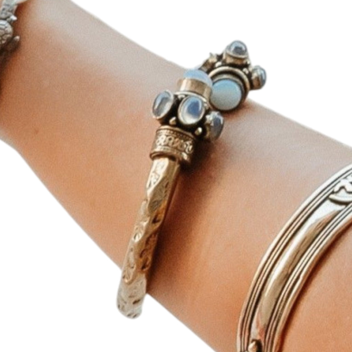 Guardians of the Dawn Bracelets – Natural Minerals and Gold Finish 2 Bracelets Offer!