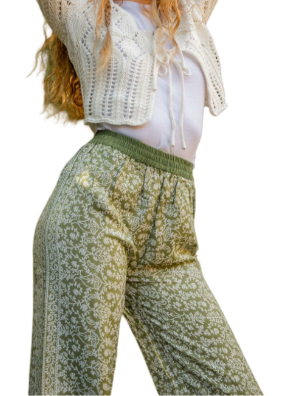 Pantalón Darpana – Hecho con pashminas recicladas
