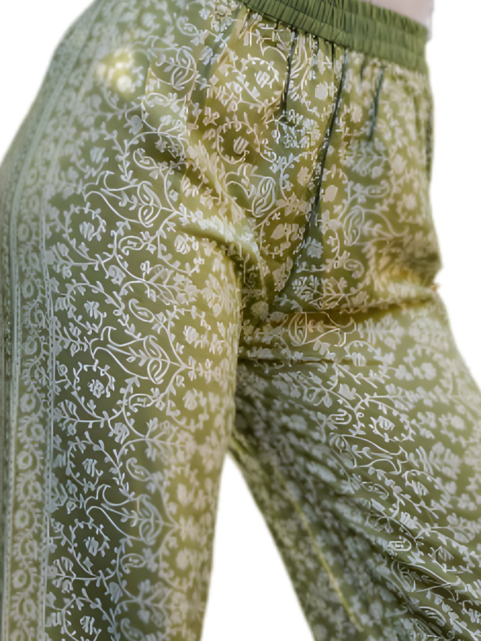 Pantalón Darpana – Hecho con pashminas recicladas