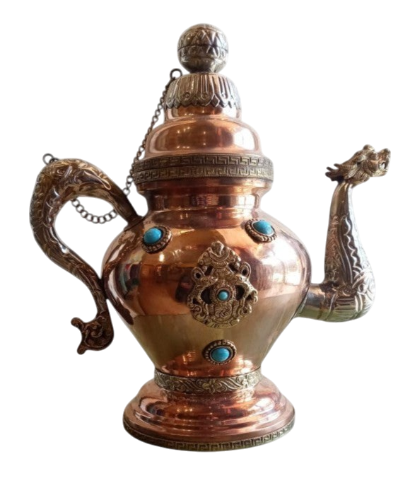 Tetera cobre Namaste y mineral