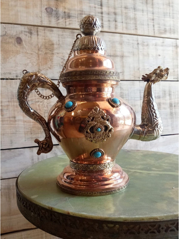Tetera cobre Namaste y mineral