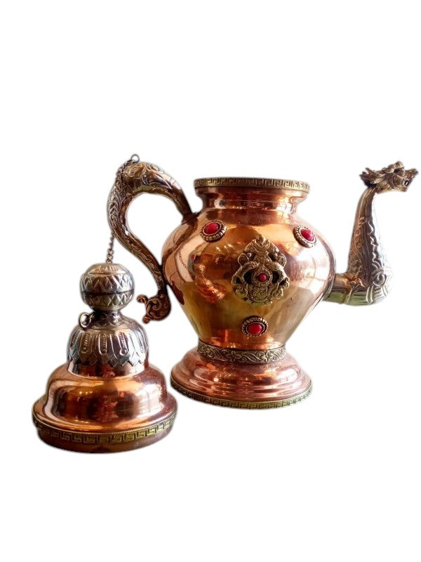Tetera cobre Namaste y mineral