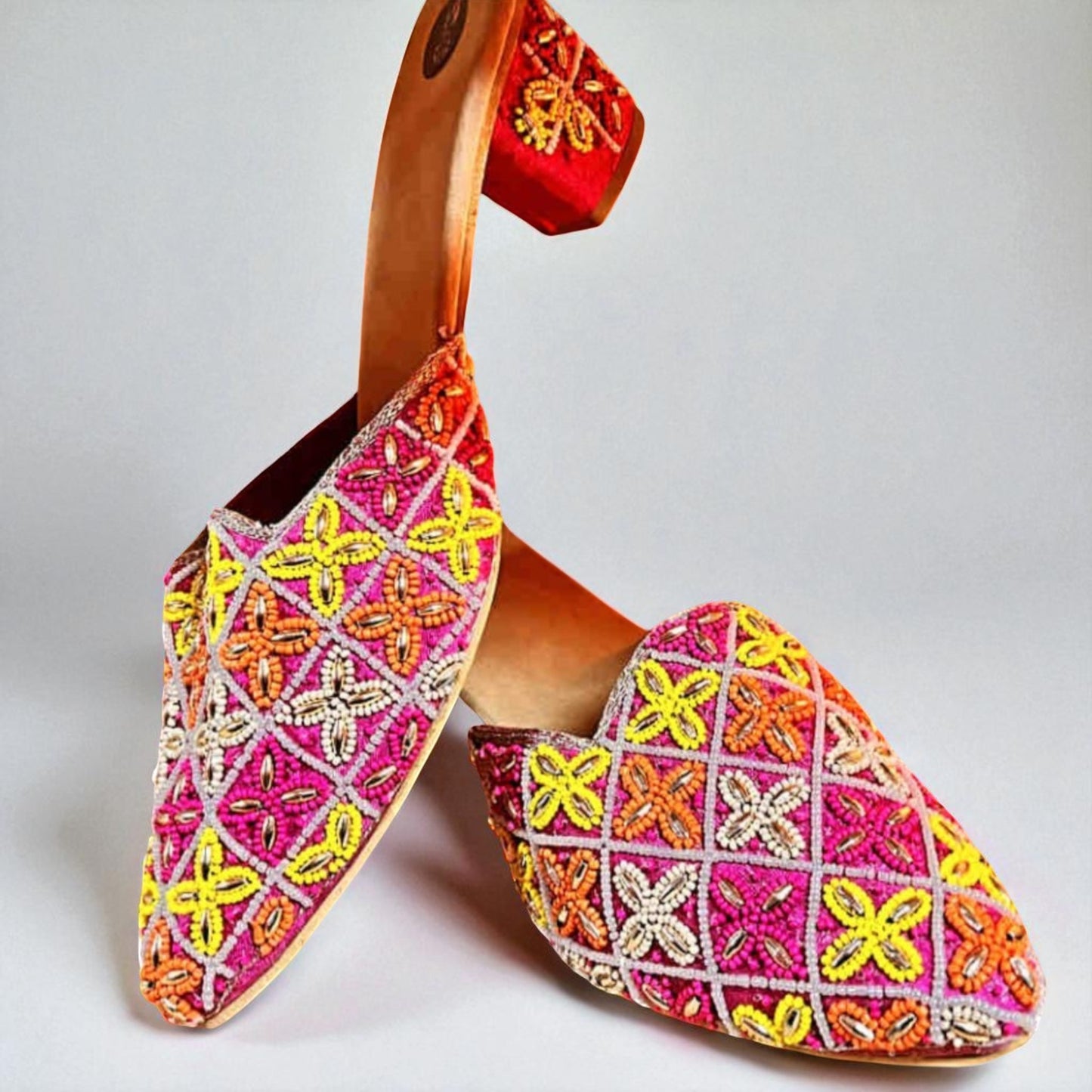 Sandalia Boutique Mandala Fucsia Multicolor