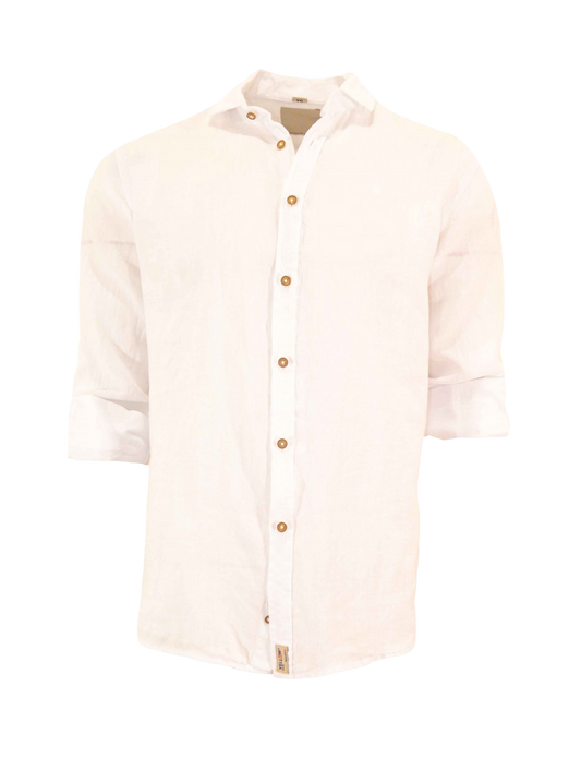 Camisa Siroco Blanco · 100% Lino