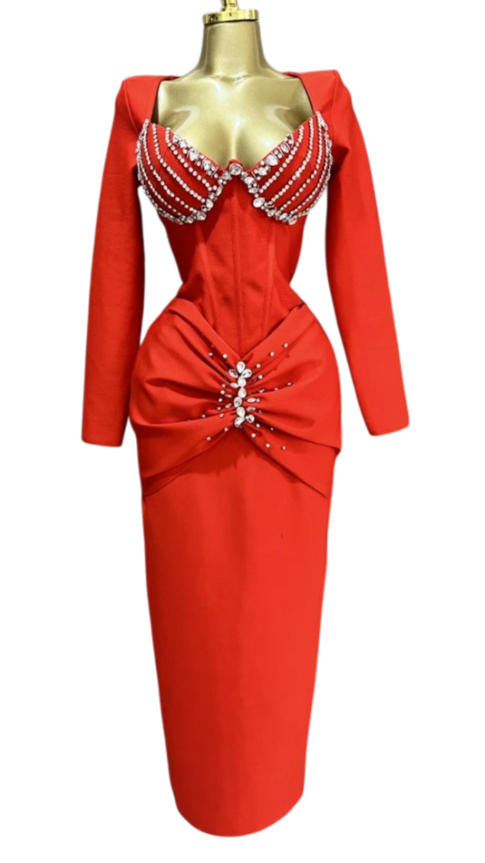 Vestido “Pasión Pomelo”