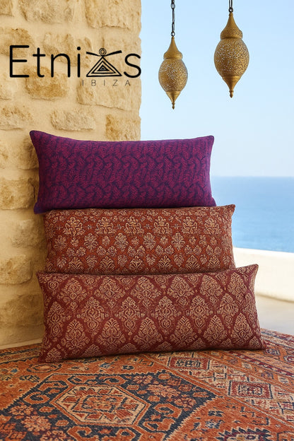 4 Silky Recycled Saree Pillowcases Saree Pillow 40x75 cm
