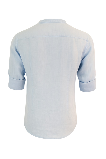 Camisa Azul Luar · 100% Lino
