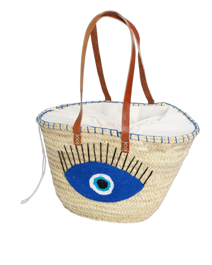 Protective Eye Carrycot · Natural Palm &amp; Handmade Leather
