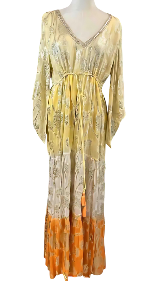 Vestido Amarillo-Mandarina – Sol de Fuego