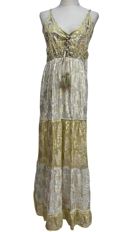 Vestido Largo "Dorada Intención"