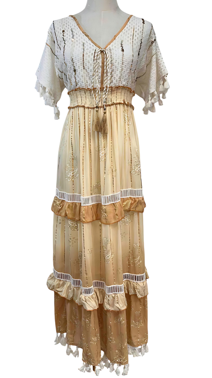 Vestido "Oasis Dorado"