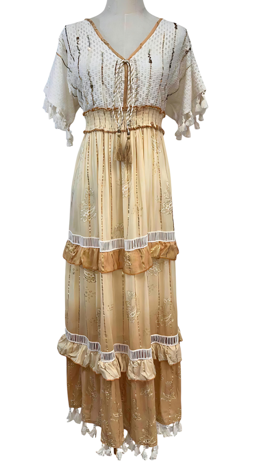 Vestido "Oasis Dorado"