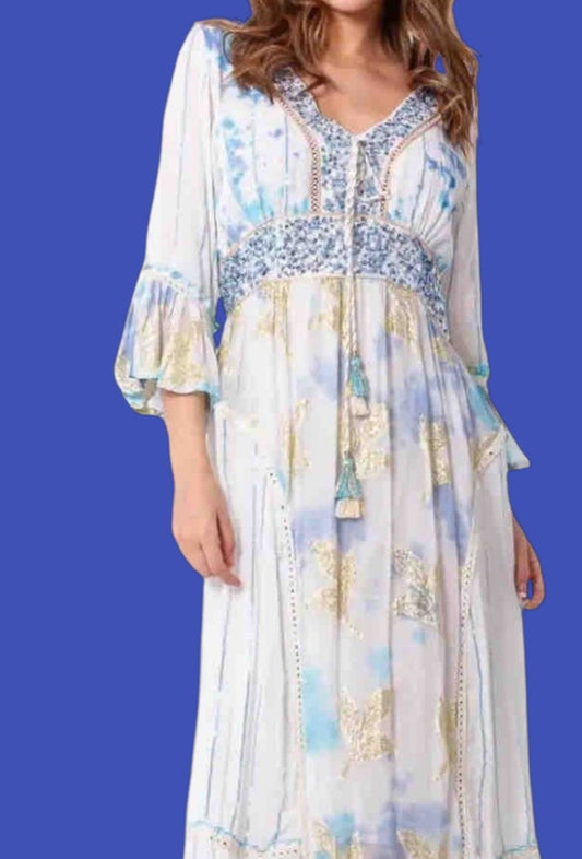 Vestido Azul  degradado  – Dulce Hechizo