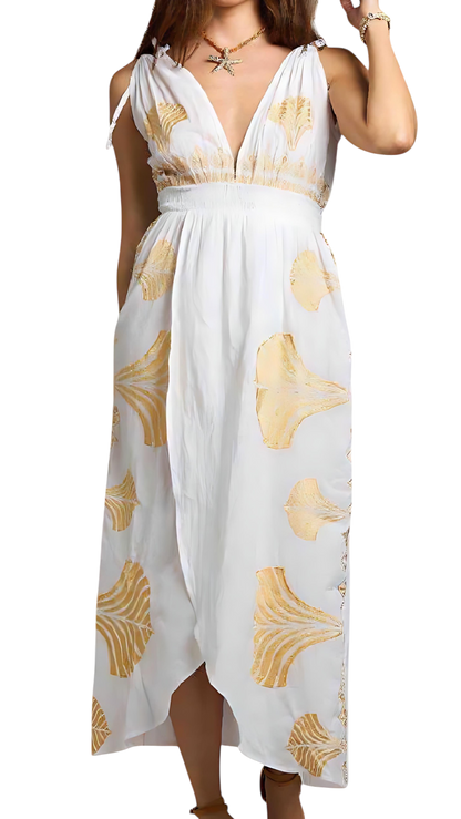 Vestido Caracola Blanca