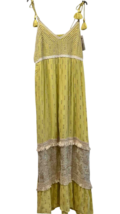 Vestido “Golden Breeze” – ganchillo y vuelo bohemio