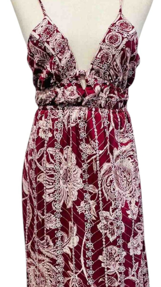 Vestido Largos  Bohemio en Algodón bordado