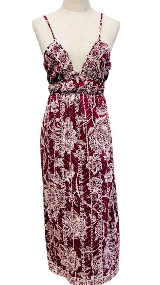 Vestido Largos  Bohemio en Algodón bordado