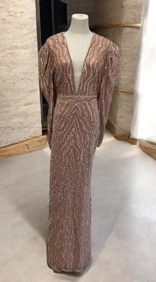 Vestido “Brisa de Nácar” – Bordado con Pedrería