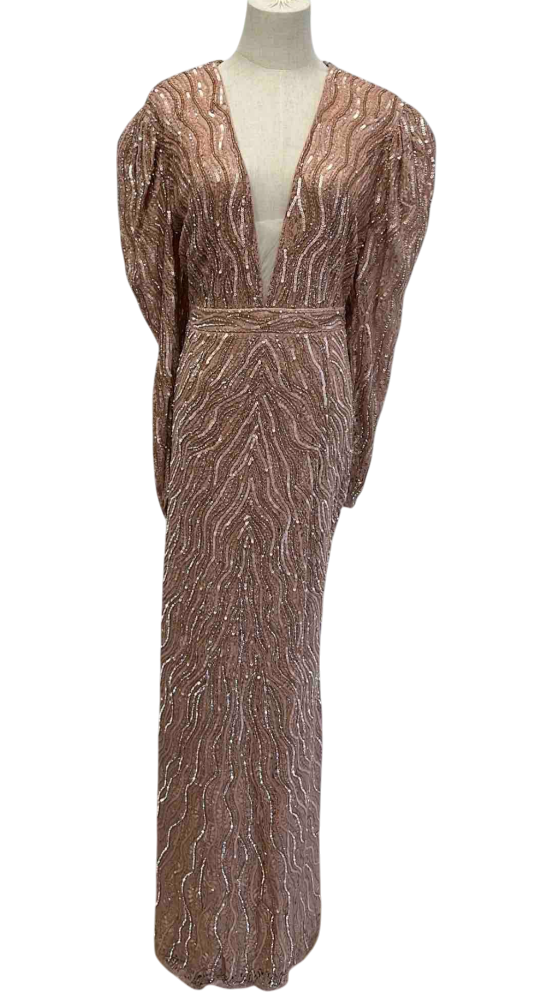 Vestido “Brisa de Nácar” – Bordado con Pedrería