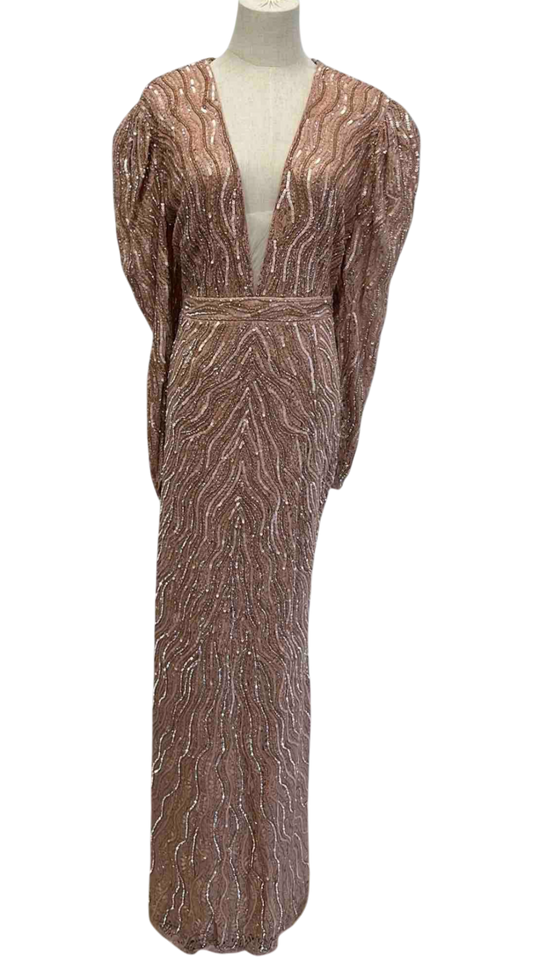 Vestido “Brisa de Nácar” – Bordado con Pedrería