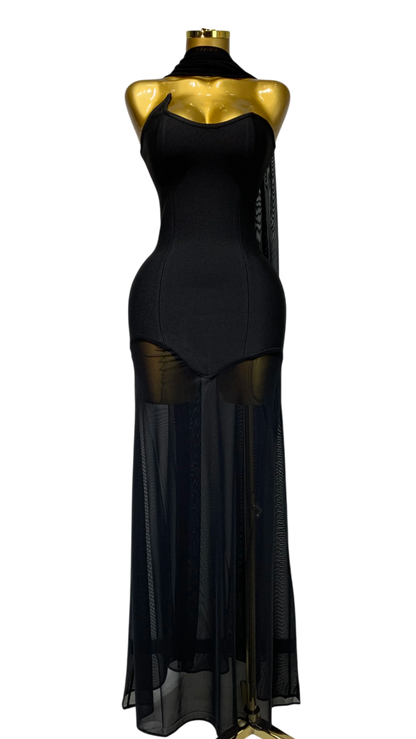 Vestido Largo Obsidiana ·
