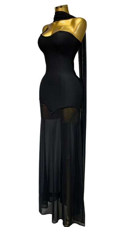 Vestido Largo Obsidiana ·