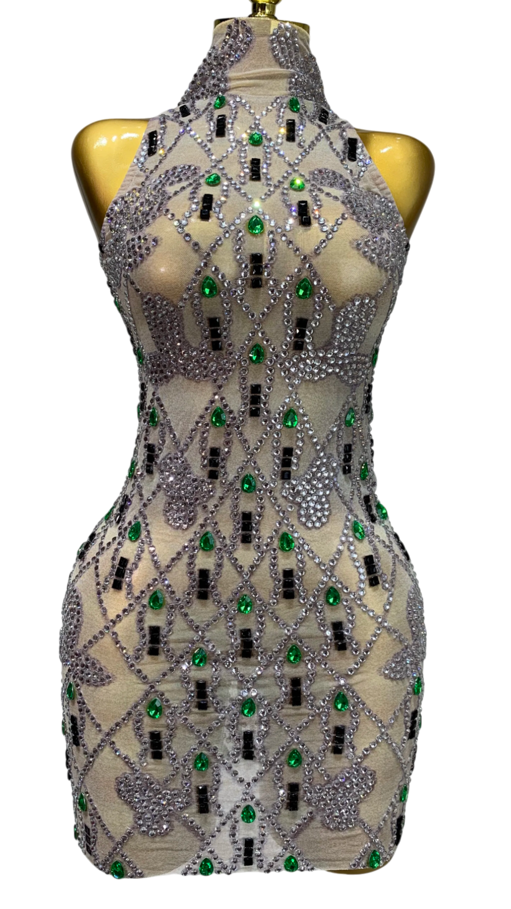 Vestido “Esmeralda de Cristal”