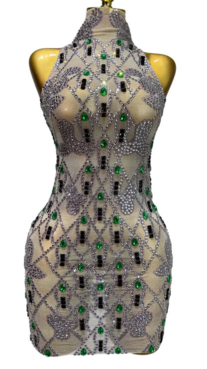 Vestido “Esmeralda de Cristal”