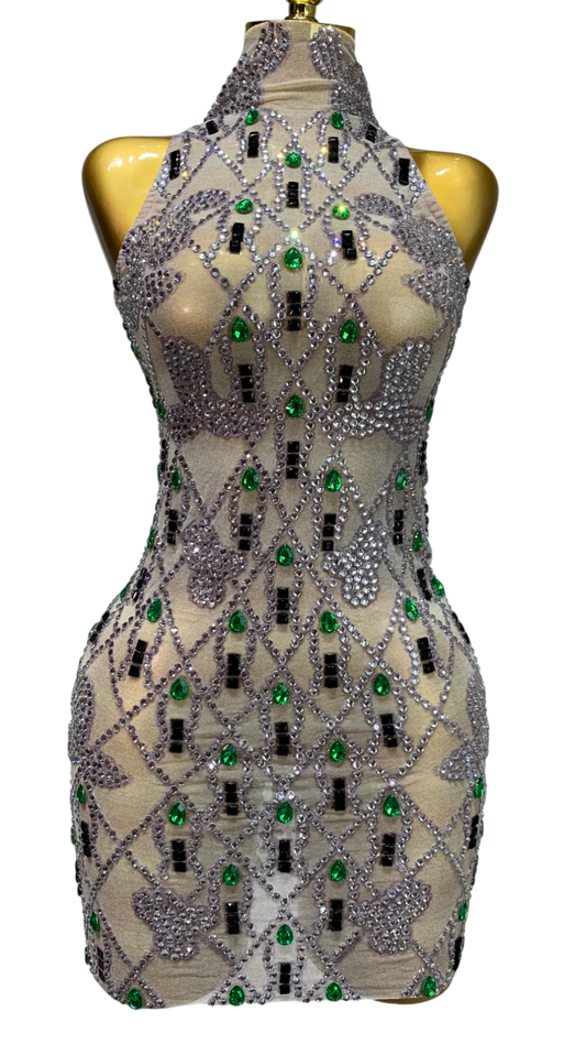 Vestido “Esmeralda de Cristal”