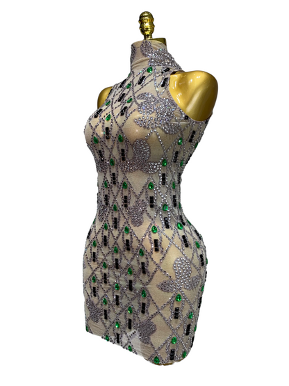 Vestido “Esmeralda de Cristal”
