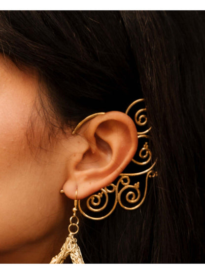 Golden Handmade Earcuff