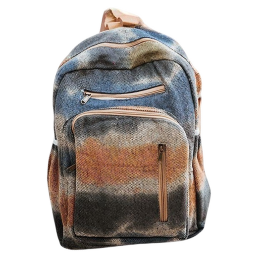 Indi backpack made of handmade cotton fabrics