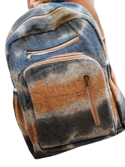 Indi backpack made of handmade cotton fabrics