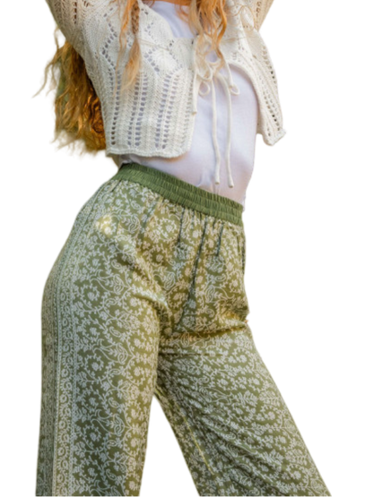 Pantalón Darpana – Hecho con pashminas recicladas