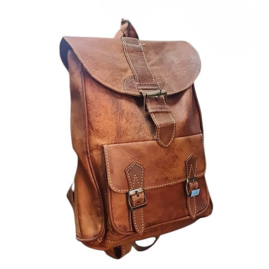 Natural Leather Backpack – Classic Model (Limited Edition)