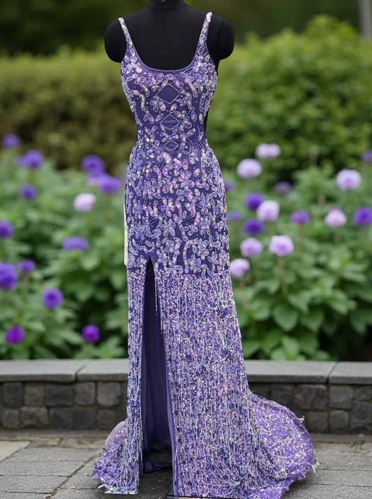 Vestido “Imperio Amatista” – Alta Costura Bordada a Mano
