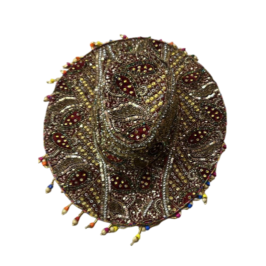 Sombreros Artesanal  Bordado  Cobre