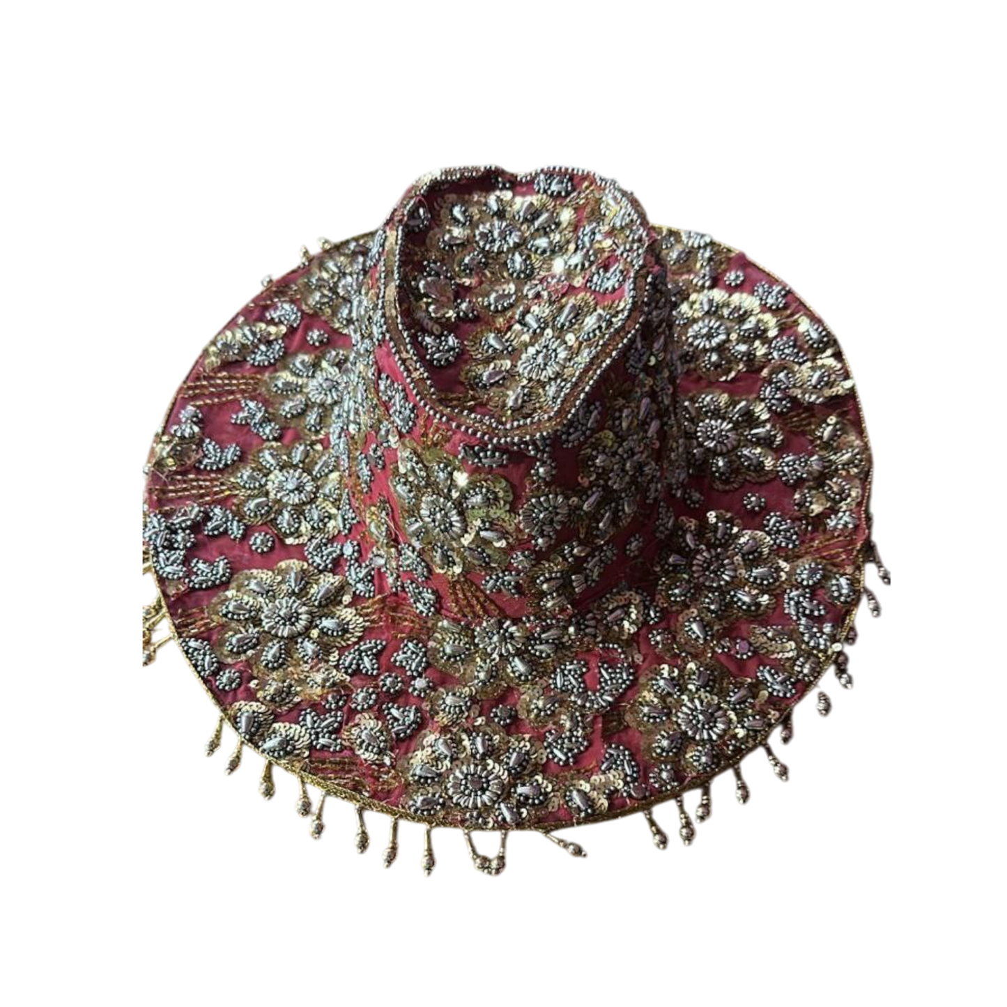Sombreros Artesanal  Bordado  abalorios