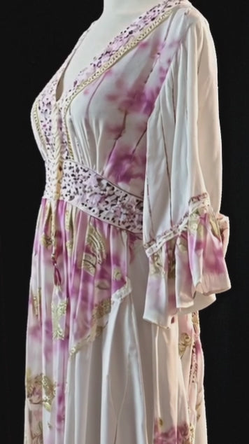 Vestido Rosa degradado  – Dulce Hechizo